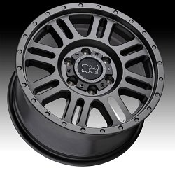 Black Rhino Yellowstone Matte Gunmetal Custom Truck Wheels 2